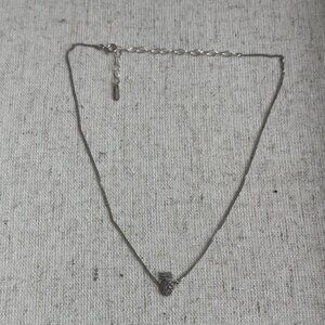 Chan Luu Sterling Silver and Diamond Pineapple Choker Necklace